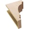 Ekena Millwork 6"W x 12"D x 18"H Classic Pescadero Rough Cedar Woodgrain TimberThane Corbel, Primed Tan CORUR06X12X18PECRCPR - alternate 6